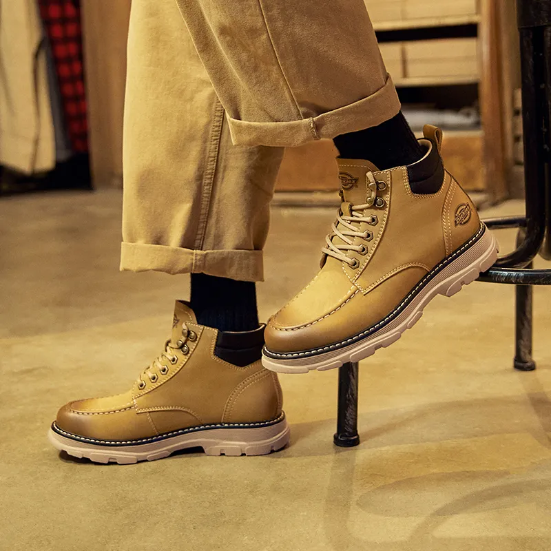 Dickies Martin Boots Men Light Brown-7