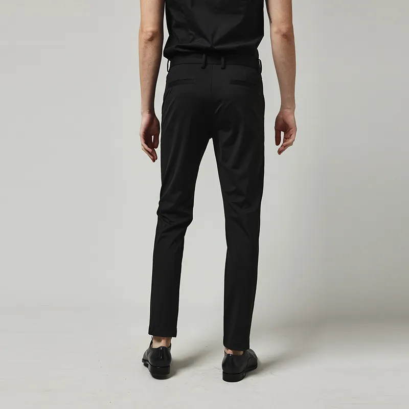 RARE Knitted Sweatpants Men Black-3