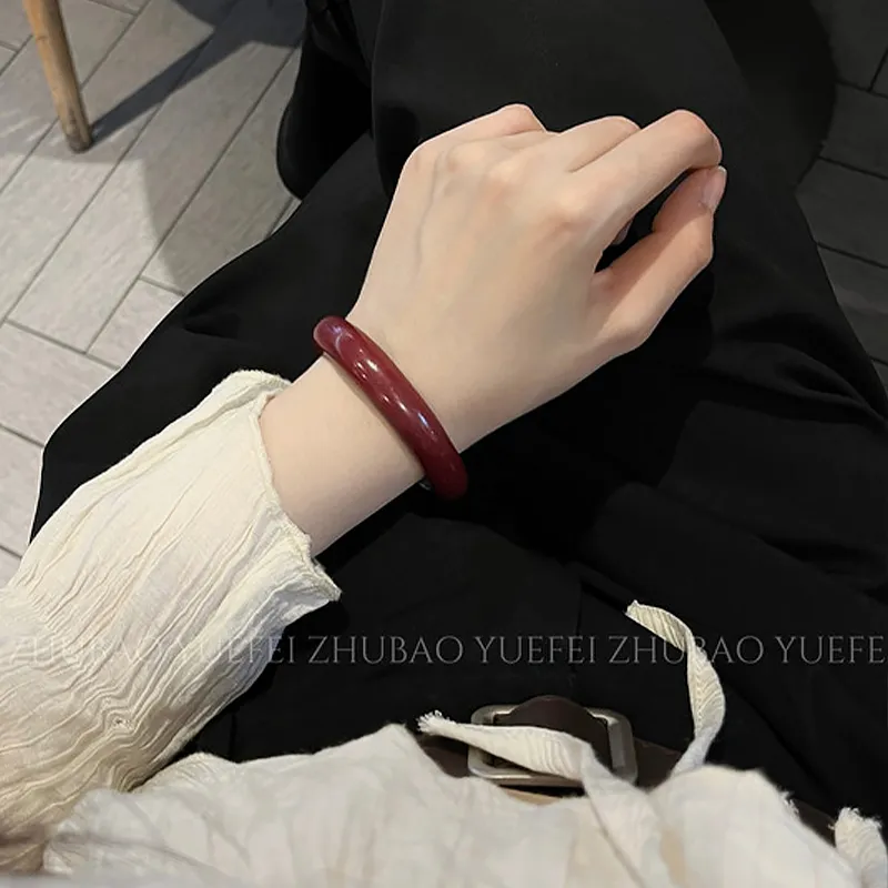 MOONS FAME Reconstructed Cinnabar Bangles Women's-4