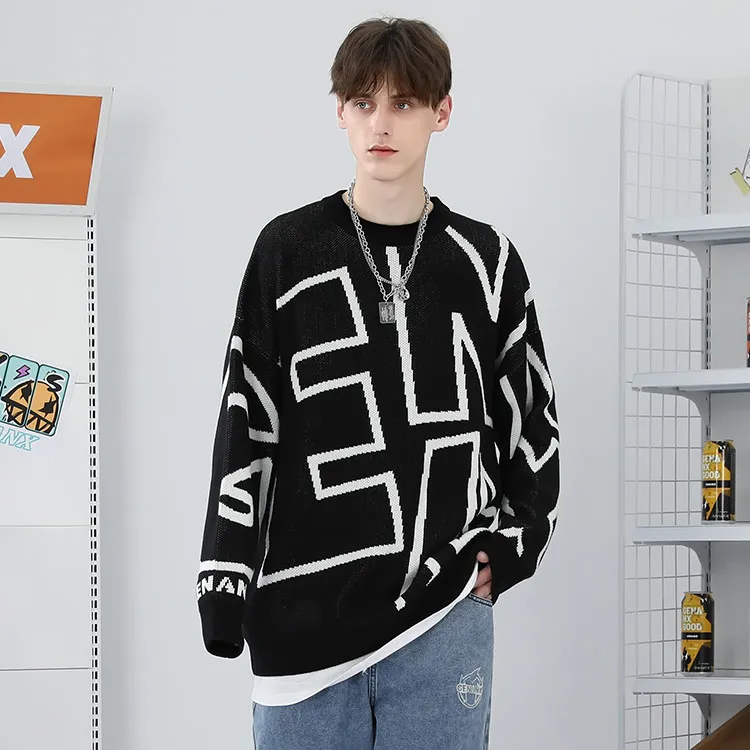 GENANX Sweaters Unisex-3