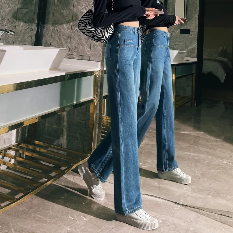 MITUAN Jeans Women's Vintage Blue-4
