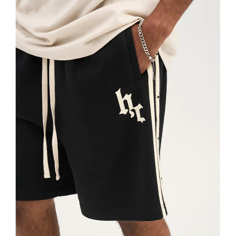 HARSH AND CRUEL Casual Shorts Men Black-3