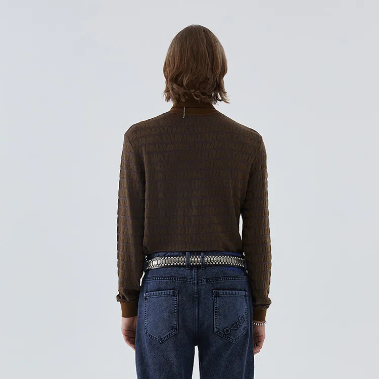 DAVID NAMAN Sweaters Men Camel-5