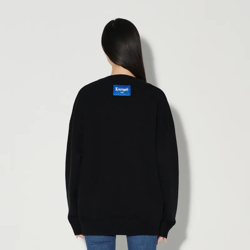 LIUREGALI Sweaters Unisex Black-2