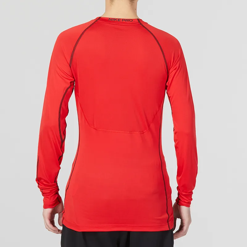 Nike T Shirts Men Red-3