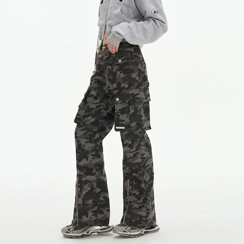 Dpercent Moderate Casual Pants Unisex Camouflage-2