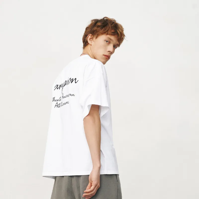 Champion T Shirt Japan Version Unisex-12