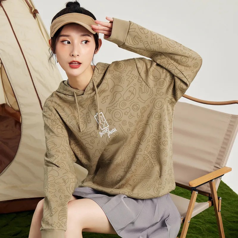 Erke Sweatshirts Unisex Millet Khaki-4