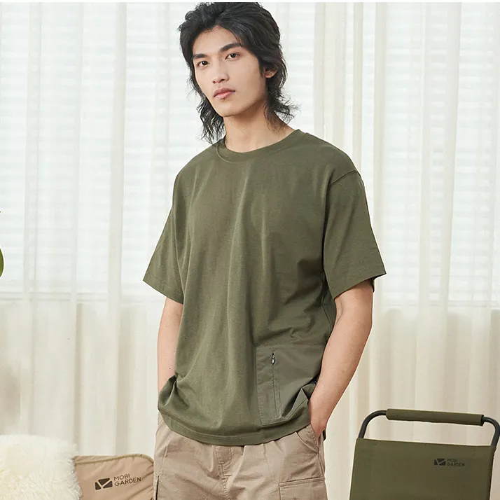 MOBI GARDEN Short Sleeved T Shirt Top Unisex-6
