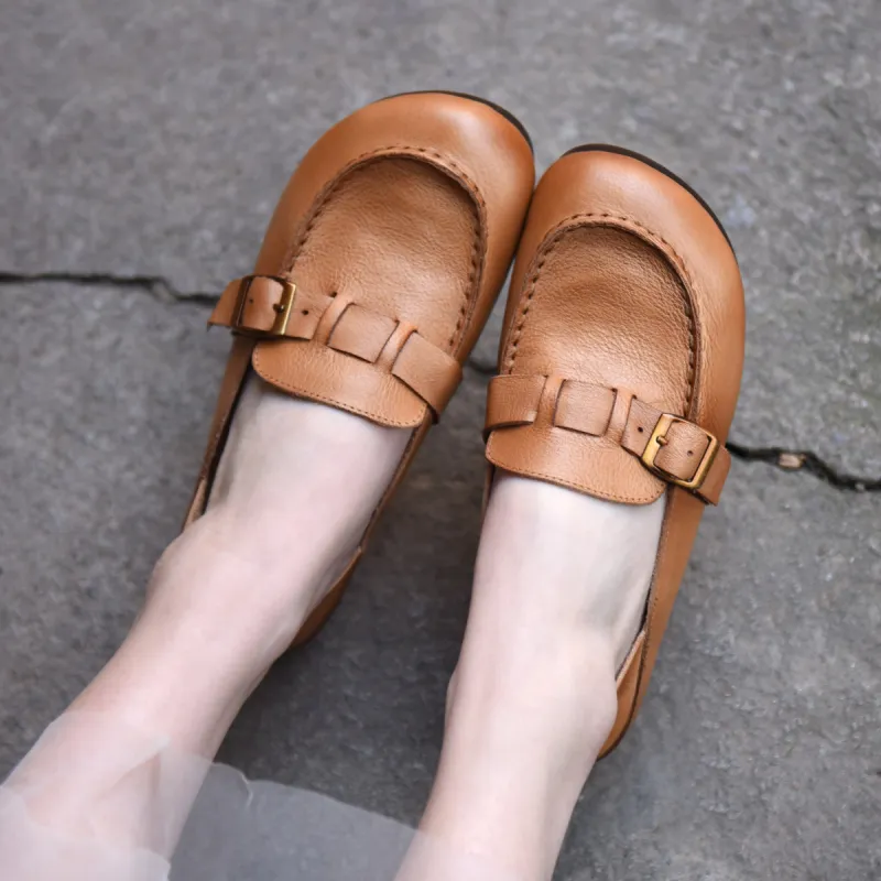 ARTMU Women's Casual Shoes Women's Low Top Coffee/Camel-25