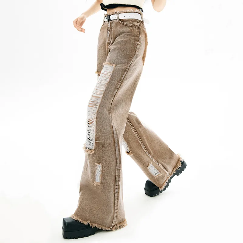 EPTISON WOMAN Jeans Women's Khaki-2