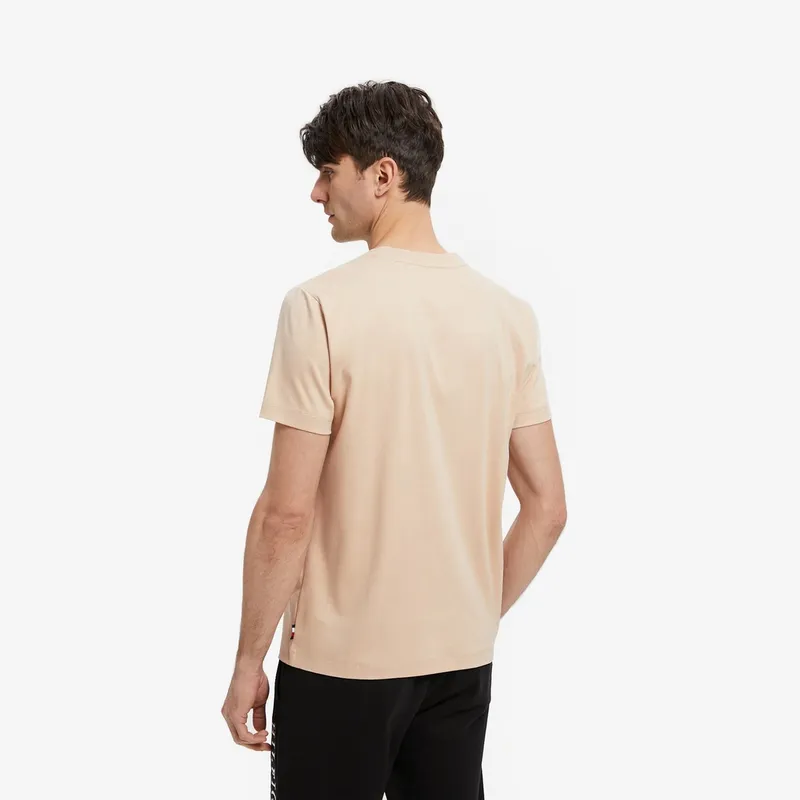 Tommy Hilfiger T Shirt Men's Light Khaki-3