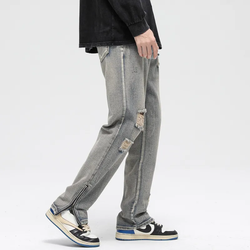 POINTLIMIT Jeans Unisex Vintage Denim-4