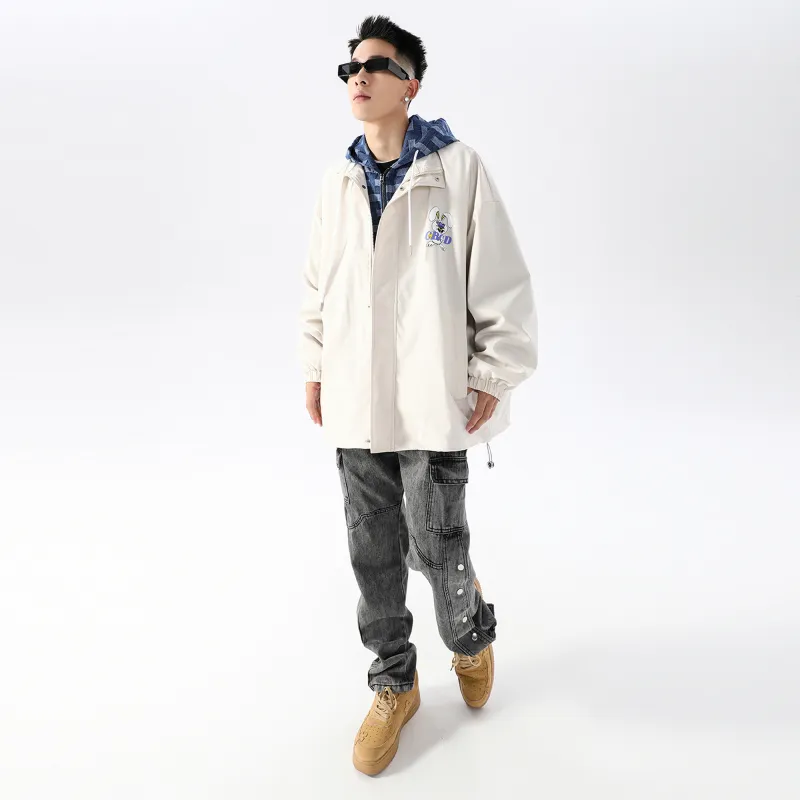 CBCD Loose Fit Mock Two-Piece Jacket Unisex-9