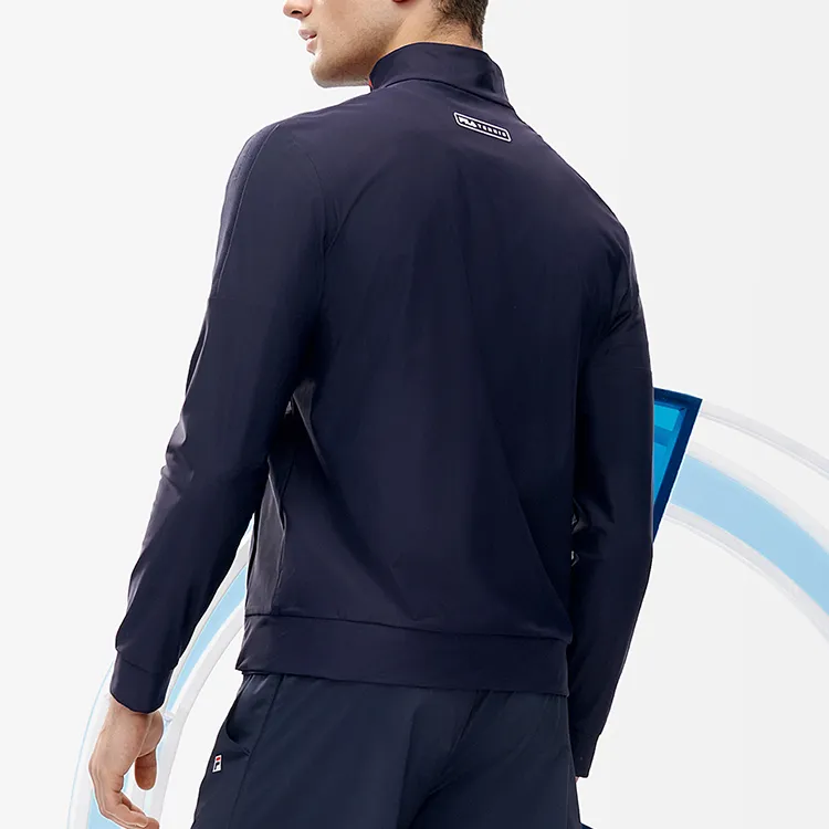 FILA Jackets Men Royal Blue-5