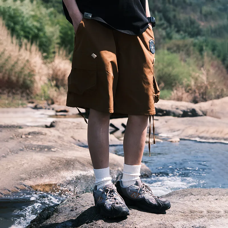 AMBER LIGHT AMBER LIGHT Mountain Outdoor Casual Shorts Unisex-11