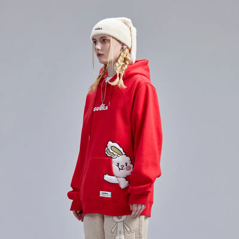 Guuka Sweatshirts Women's Red-7