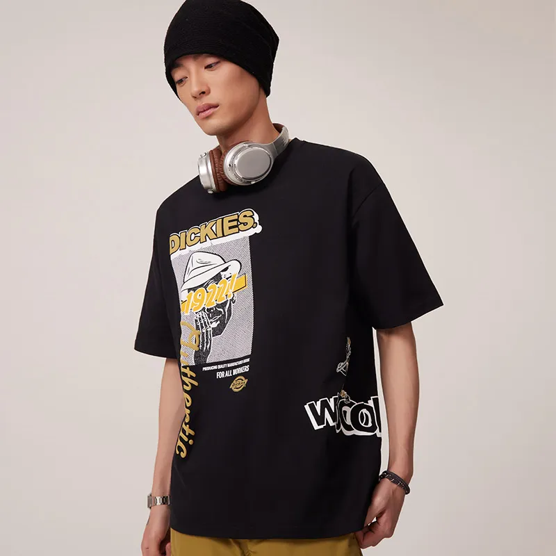 Dickies T Shirts Men Black-3