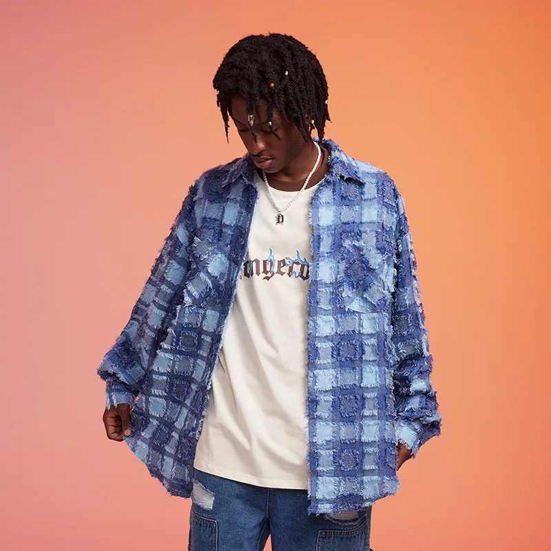 DANGEROUSPEOPLE Shirt Unisex Blue-3