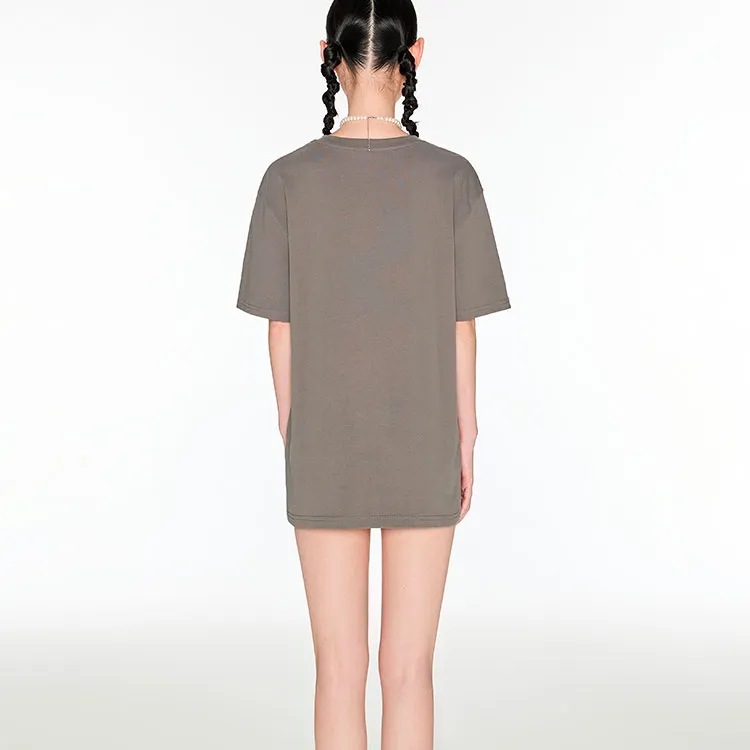 ITIB ITIB X Santu Artist Co-brand T-Shirt Women's Gray-2