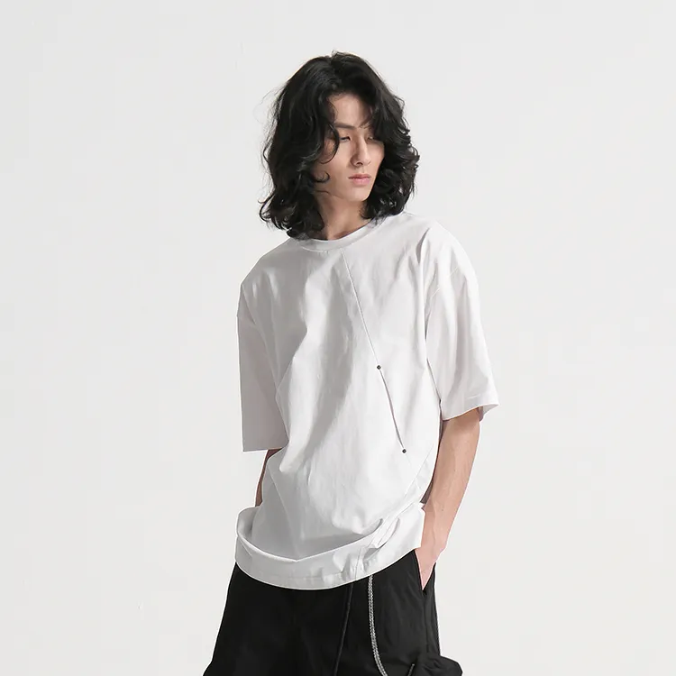 HUANXIANGZHE T Shirts Unisex White-2