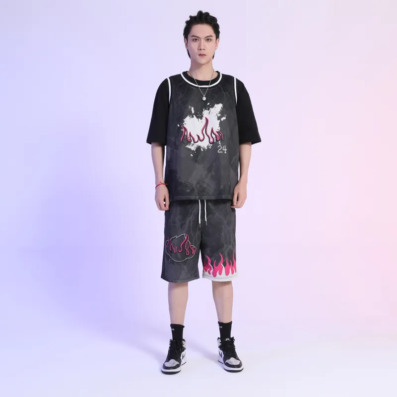 FireMonkey Basketball Suit Unisex Black-3