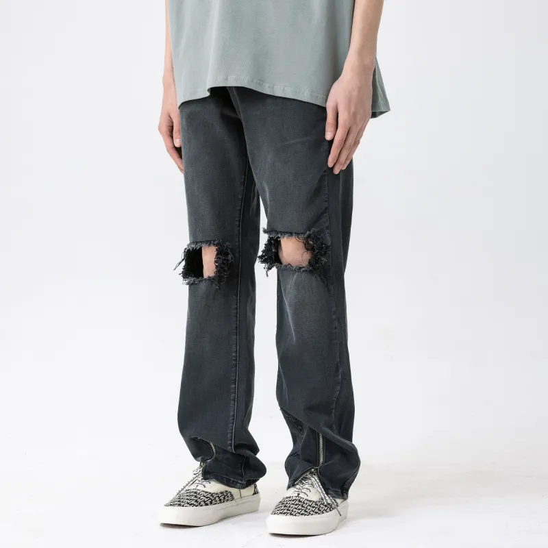 XINYINSU Jeans Unisex-4