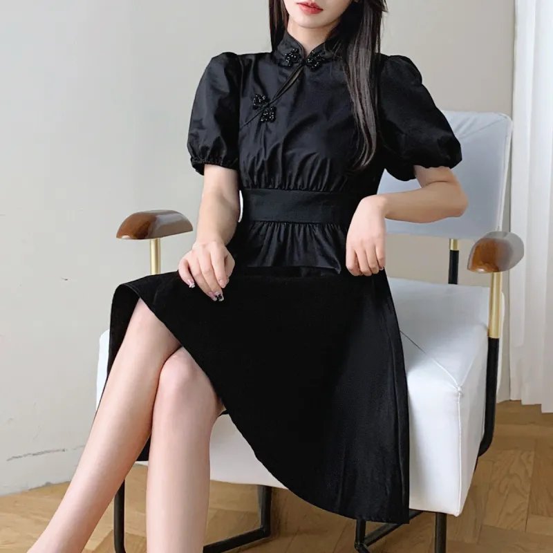 MITUAN Short Sleeved Dresses Women's-4
