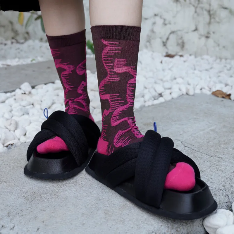 TOOCI Unisex Knee high Socks-8