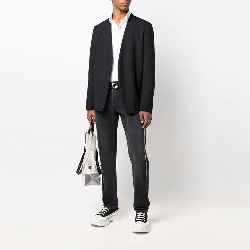 Alexander McQueen Jeans Men Charcoal Black-2