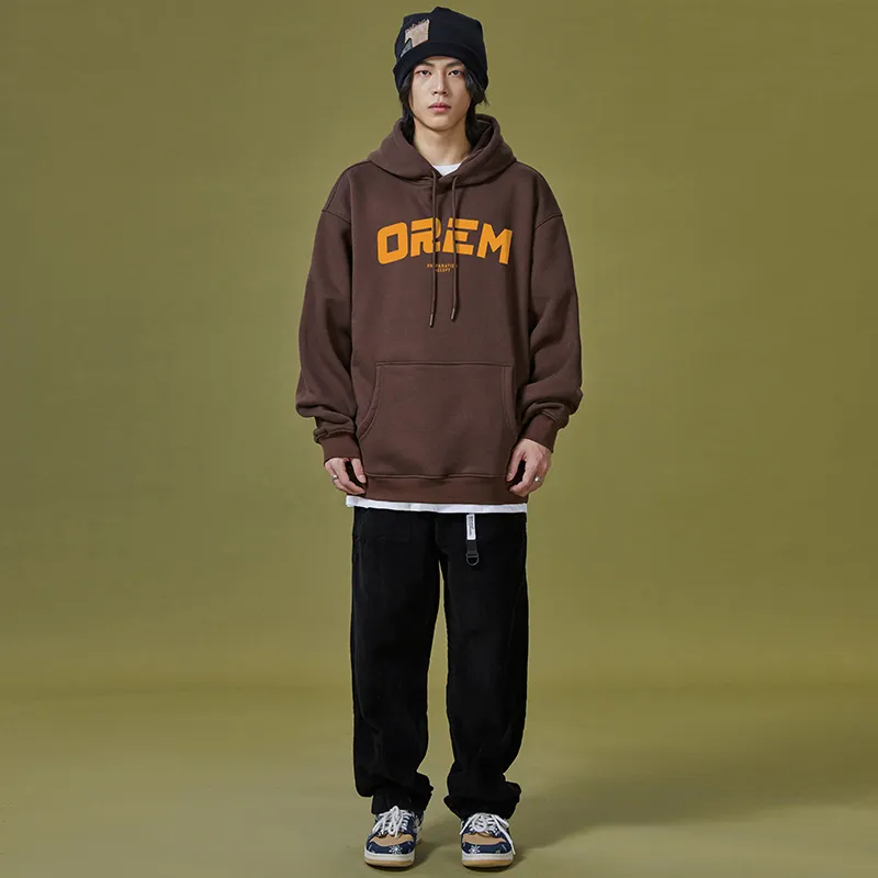 OREM ONE Hooded Loose Fit Regular Sweatshirt Unisex-23