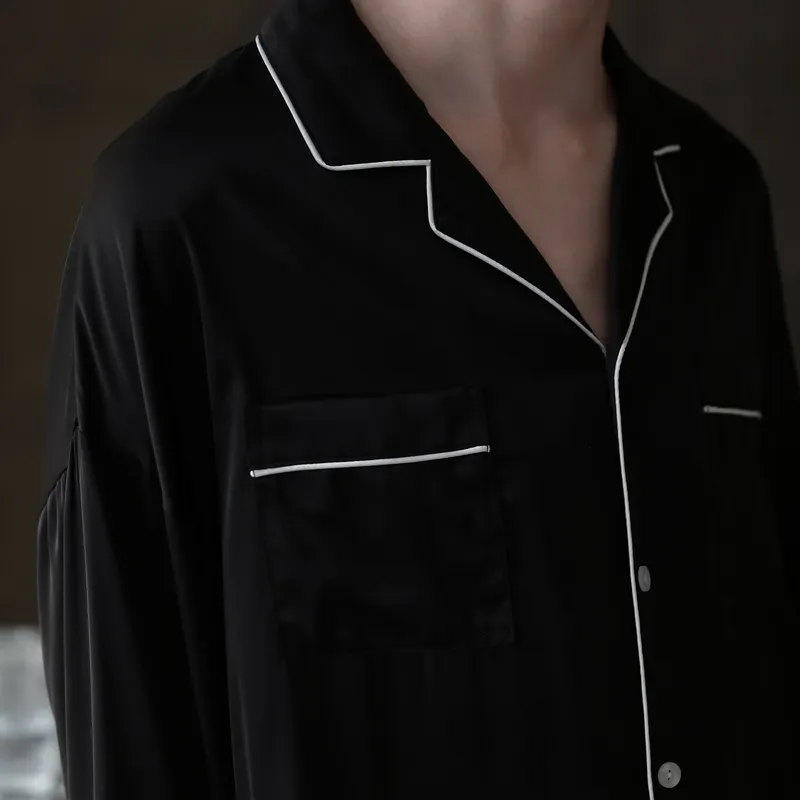 Same Language Men Pajama Sets-2
