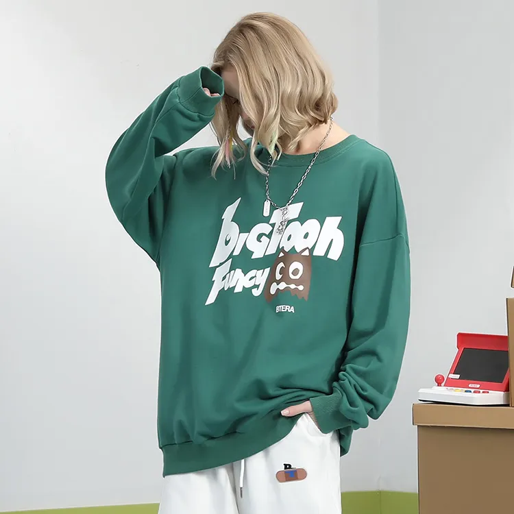 Bt Crew Neck Loose Fit Regular Sweatshirt Unisex-13