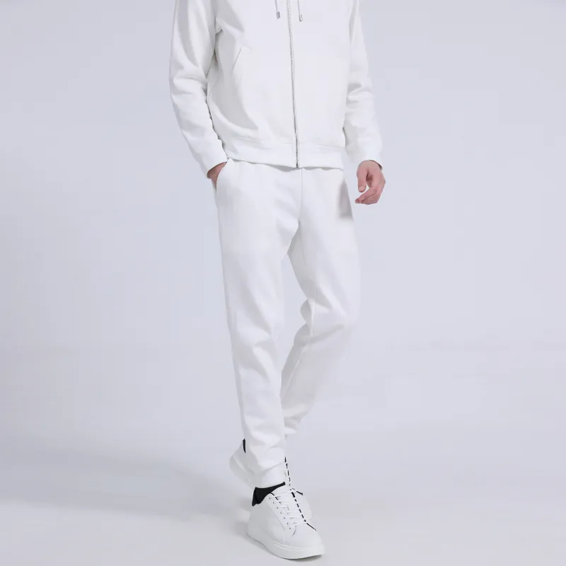 MetaMount Knitted Sweatpants Men White-4