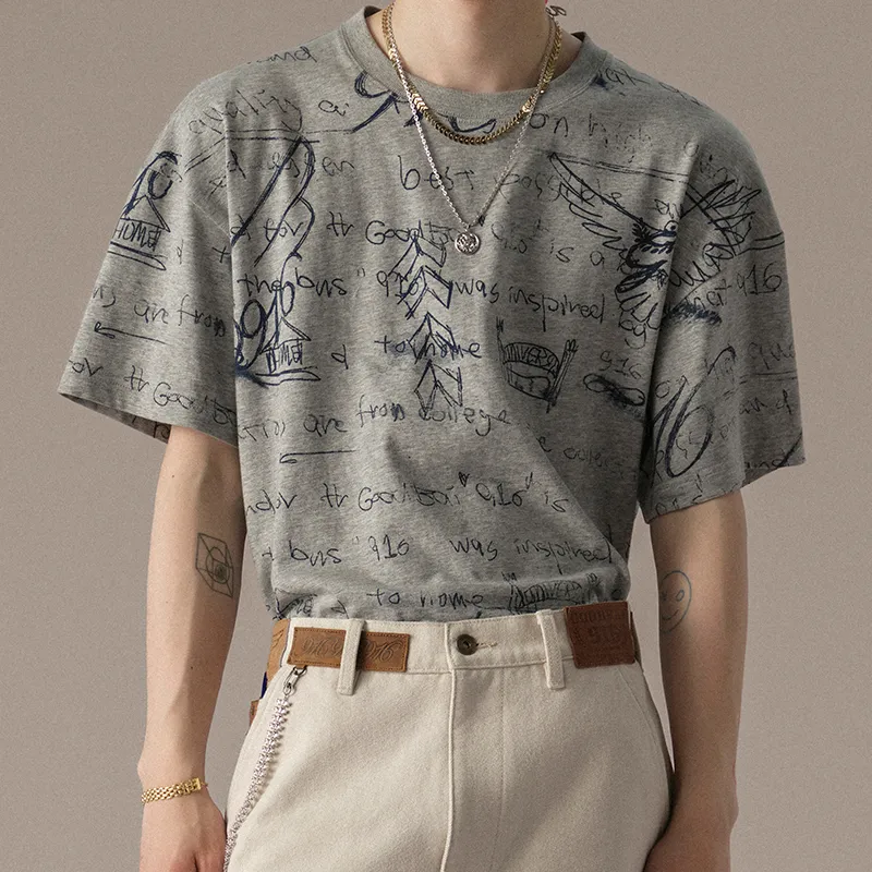 GOOD BAI Drop Shoulder Sleeve T Shirt Unisex-4