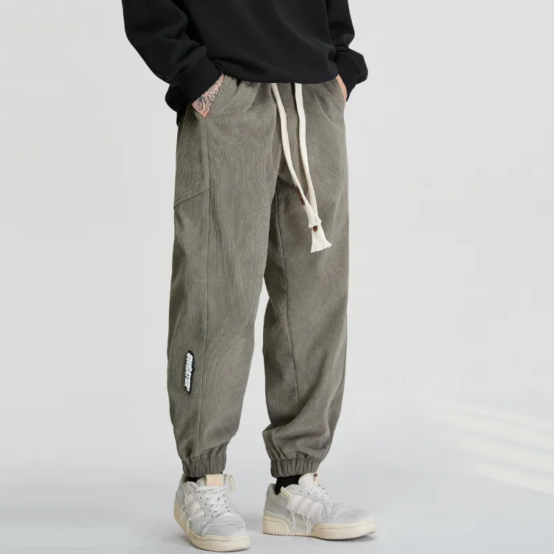 JASONWOOD Autumn And Winter Season Knitted Sports Pants Trendy Thickened Casual Pants Unisex-24