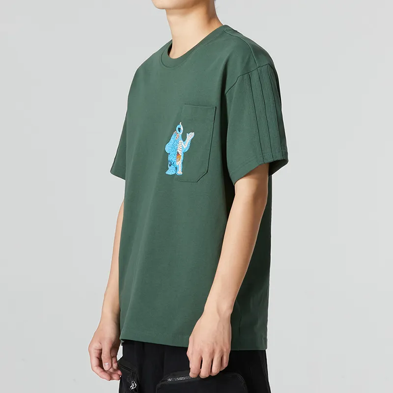 Adidas Neo T Shirts Men Green-2