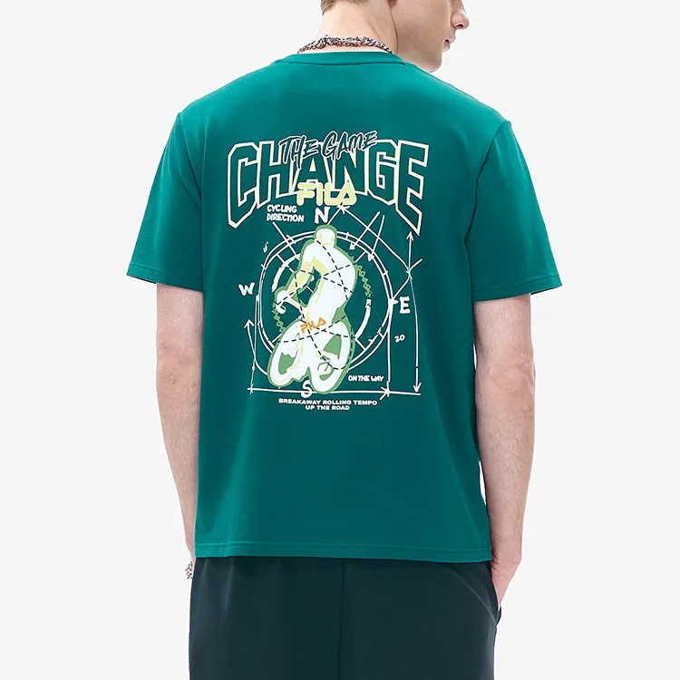 FILA FUSION T Shirt Men's Pale Moss Green-4