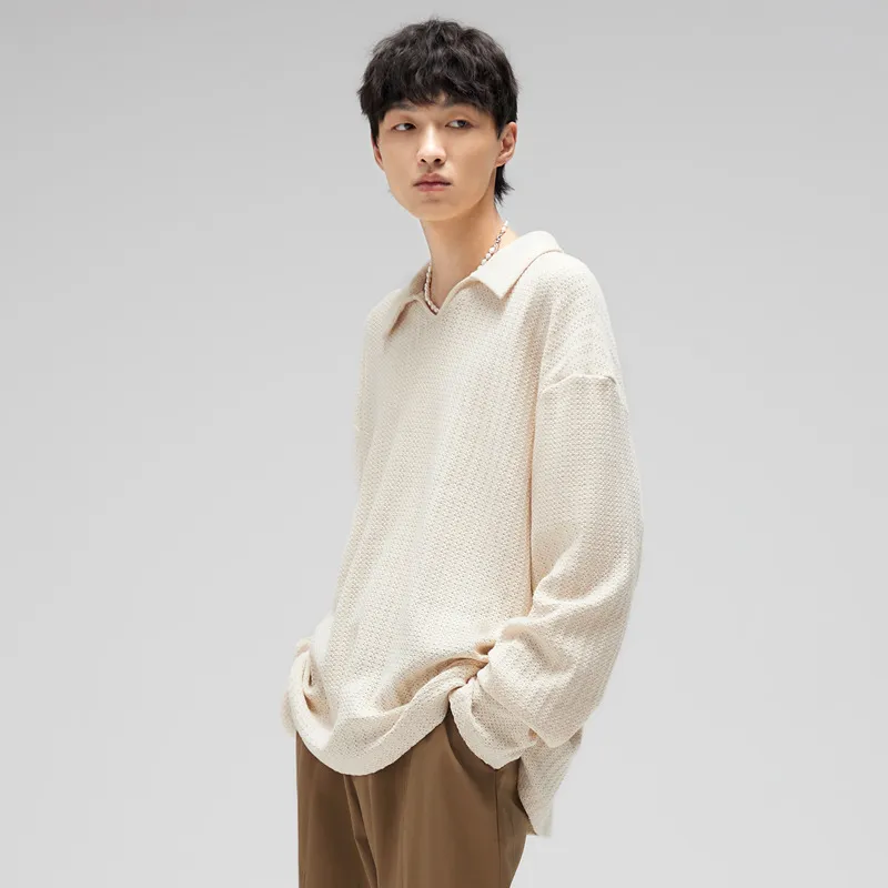 SeminP.ure Polo Shirts Unisex Beige Yellow-4