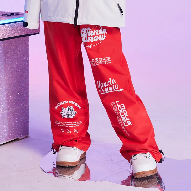Sanrio X NANDN NANDA X Cinnamoroll Ski Pants Unisex-12