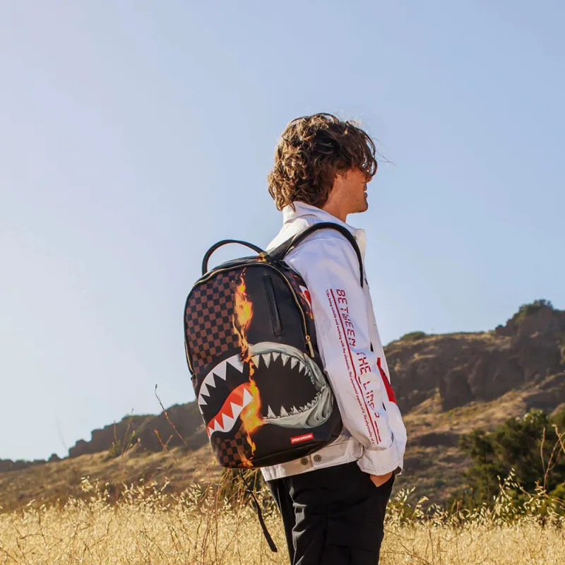 SPRAYGROUND PVC Backpack Large Size Unisex Brown-5