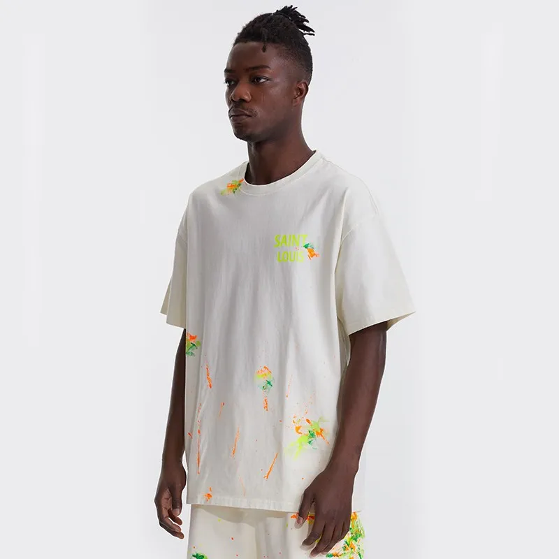 SSSAINT LOUIS T Shirts Unisex White-2