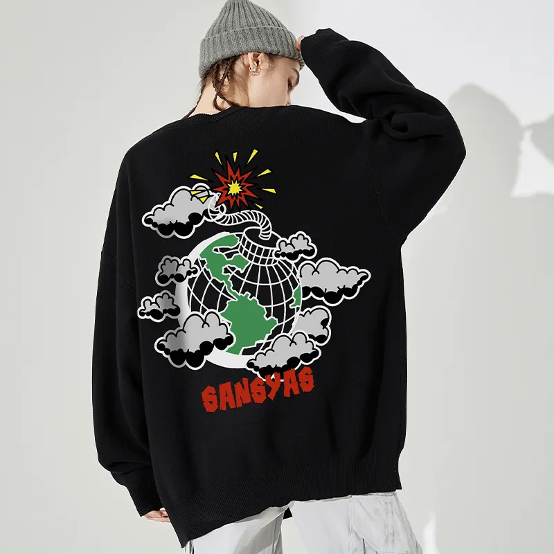 SANSYAS Sweaters Unisex-2