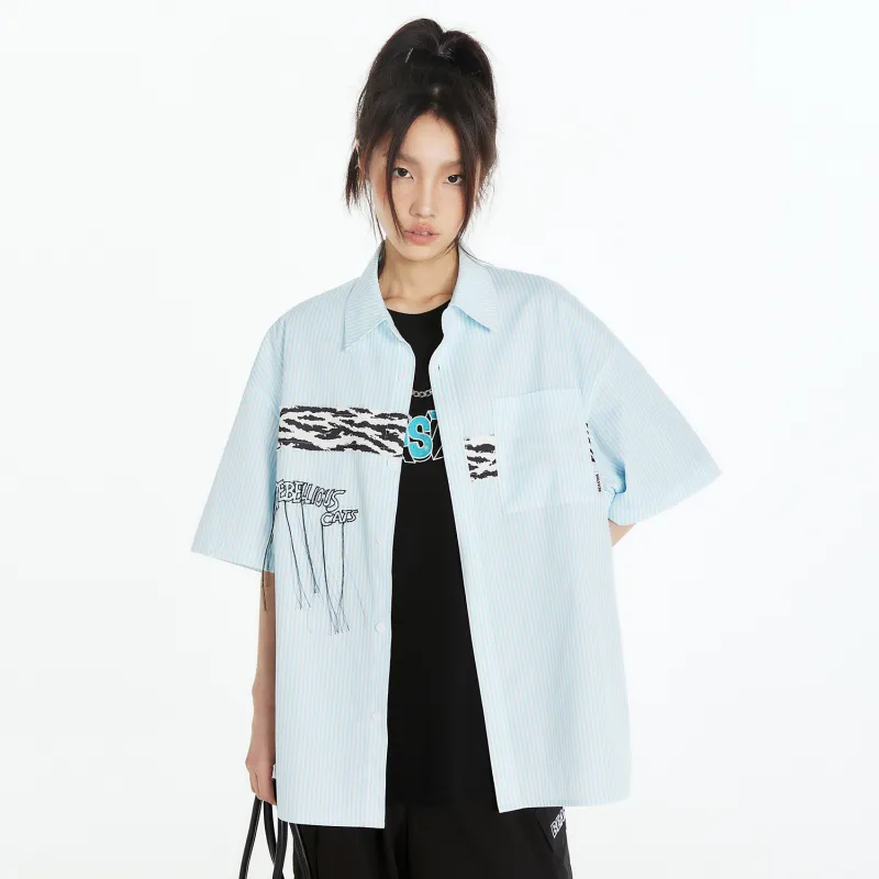 BEASTER Shirts Unisex Sky Blue-4