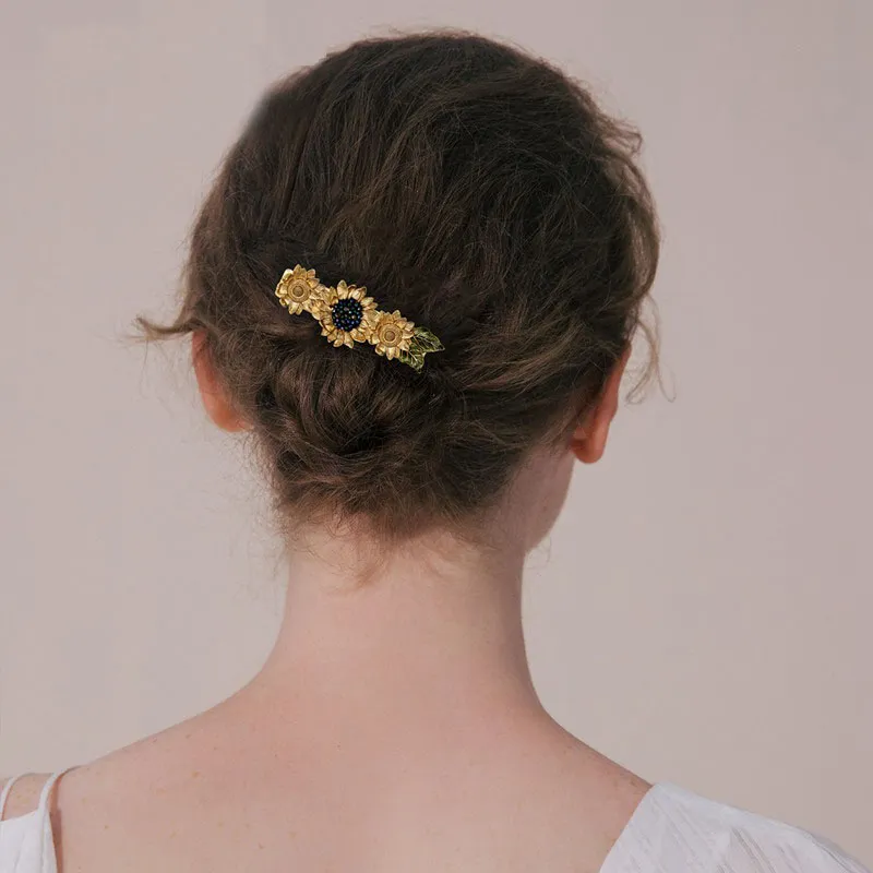 She's Hair Clips Women's Gold-1