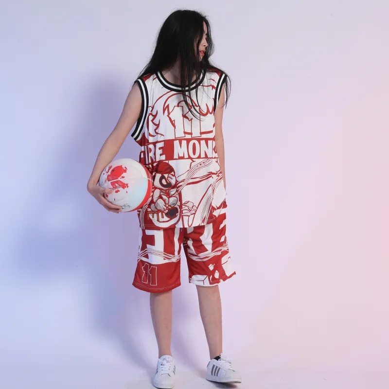 FireMonkey Basketball Suit Unisex-3
