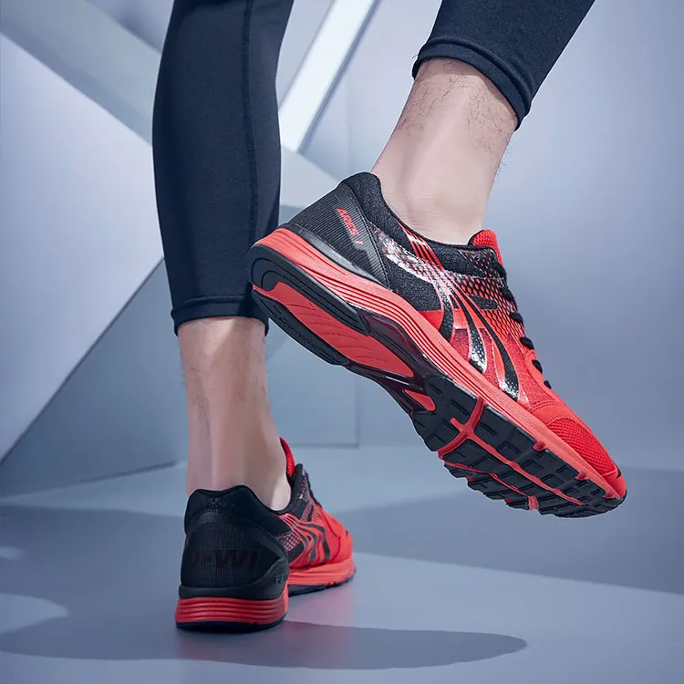 DO WIN War God Generation Low Top Running Shoes Unisex Red Black-8