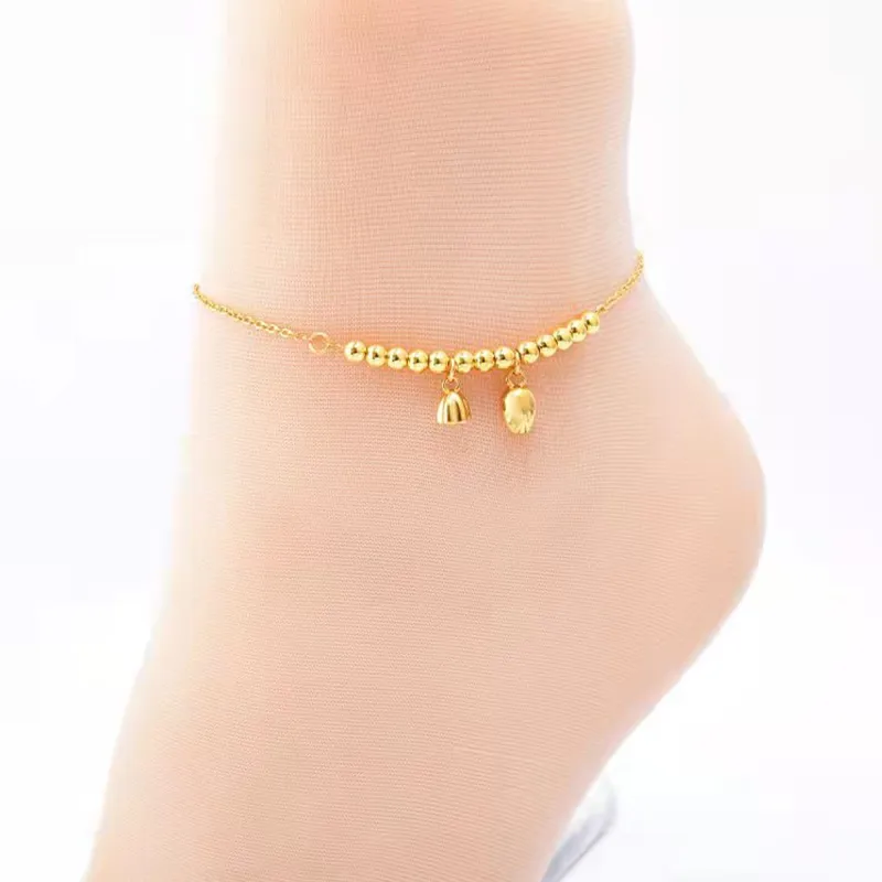 PIARA Titanium Steel Anklets Women's-1