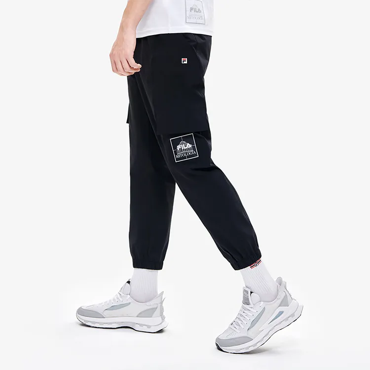 FILA Casual Pants Men Jet Black-5