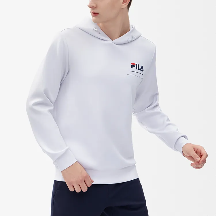 FILA Athletics Sweatshirts Men Cool Stone White-4